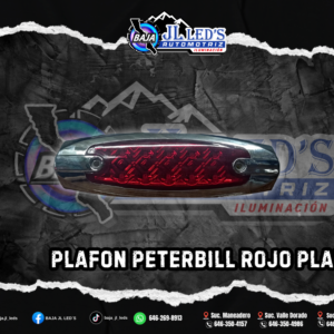 Plafon 10 led peterbill ROJO plano PAR