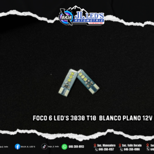 Foco T10 Blanco plano Par