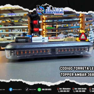 Codigo torreta LED Topper Ambar 360 Pz