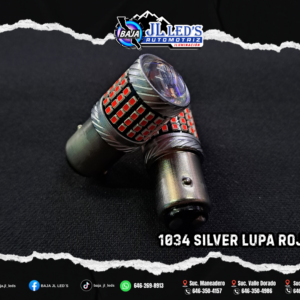 Foco led 1034 Silver lupa Rojo Par