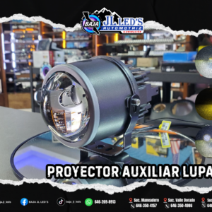Proyector Auxiliar Triple Lupa 3" sellado dual color