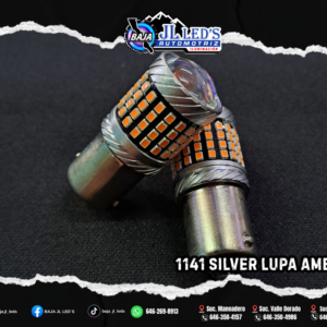 Foco led 1156 / 1141 Silver lupa Ambar