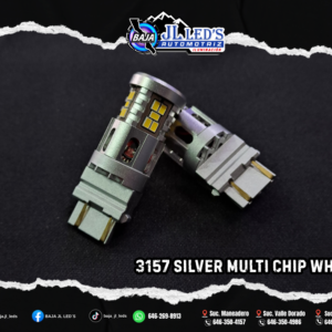 Foco led 3157 Silver cromo Blanco