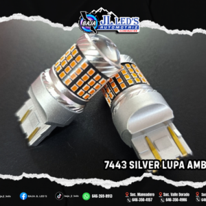 Foco led 74433 Silver lupa Ambar Par