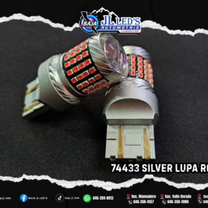 Foco led 74433 Silver lupa Rojo