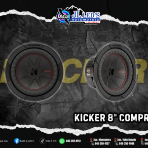Kicker Subwoofer R 8" CompR 4 ohmios 600w 300rms pz