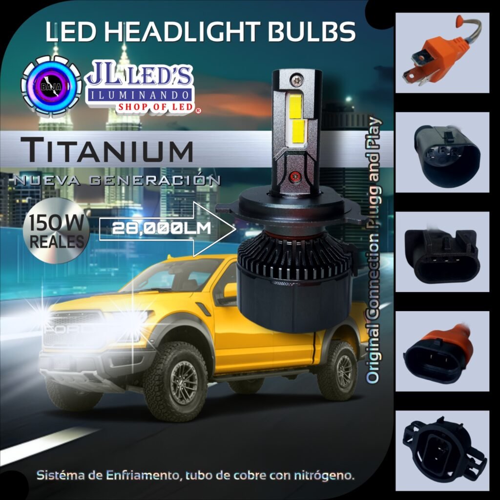 Bulbo led's H4 Osram TITANIUM