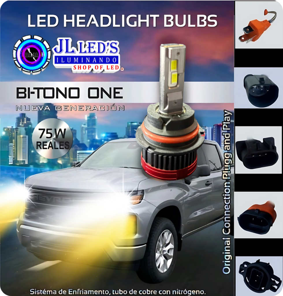 Bulbo led's BI-TONO ONE 9007 Control Remoto Osram