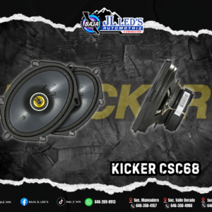 Kicker Bocinas 6x9" MAX 450w 150rms 3 way par