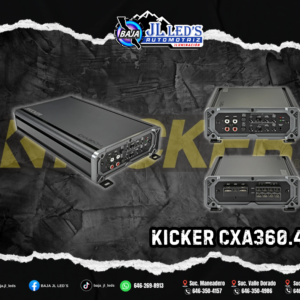 Amplificador de audio 4 canales KICKER cxa360w.4 720w, 360w rms