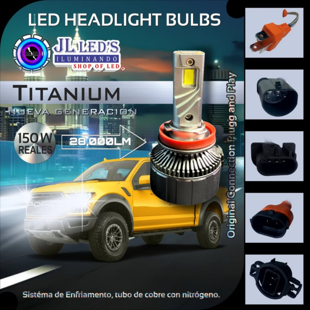 Bulbo led's H11 Osram TITANIUM