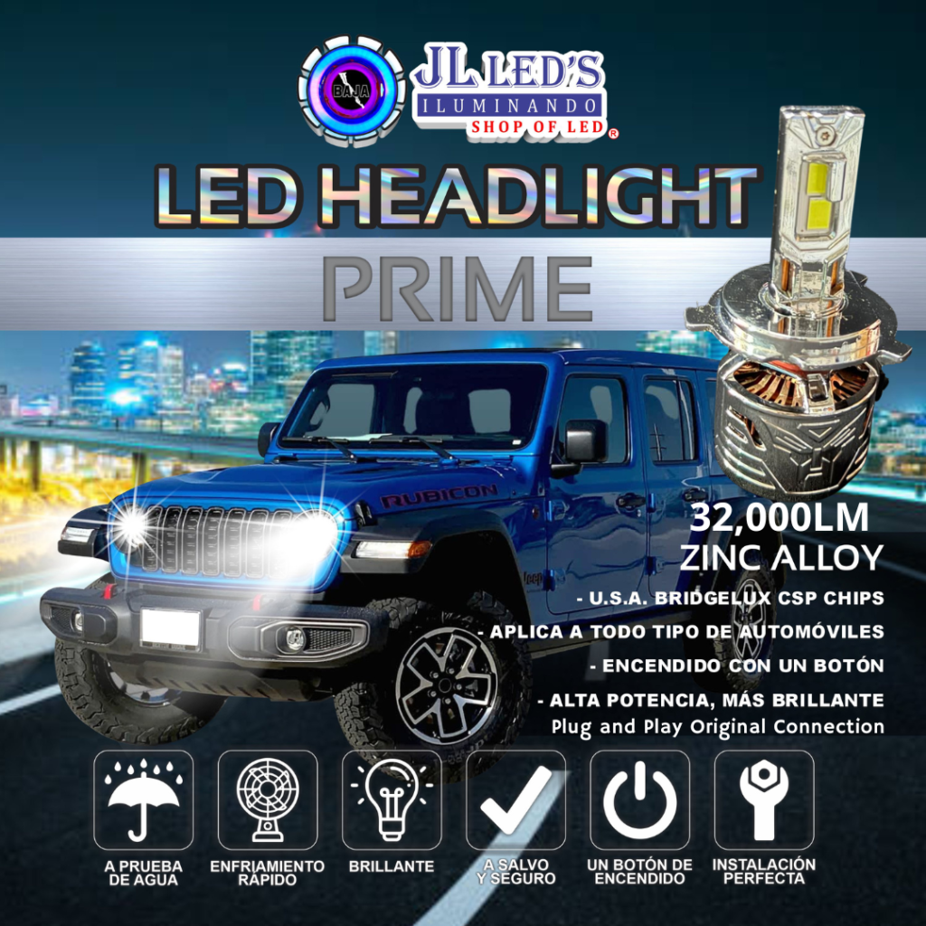 Bulbo Led's H4 PRIME