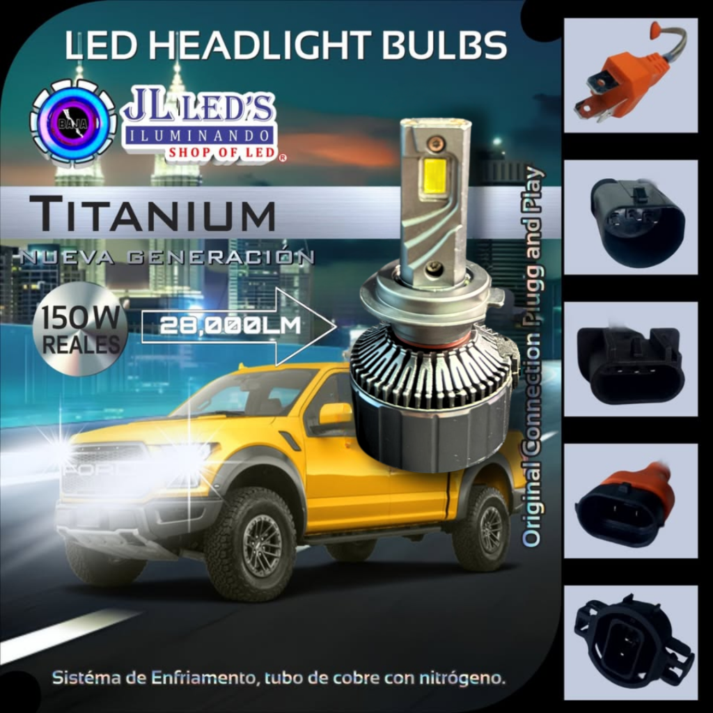 Bulbo hid led's H7 Osram TITANIUM