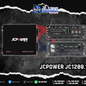 JC POWER  Amplificador de audio 1200w 1 canal clase "D"