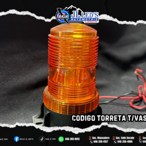 Codigo Torreta t/Vaso Ambar 3"pz