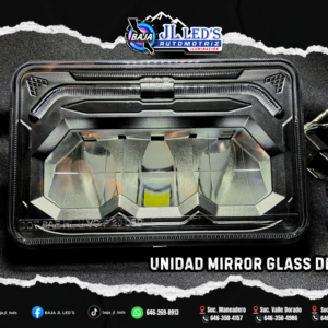 Unidad LED Mirror Glass BAJA Y ALTA DRL par