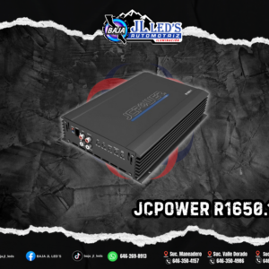 Amplificador 1650w 1 Canal class "D" con perilla control Jcpower pz