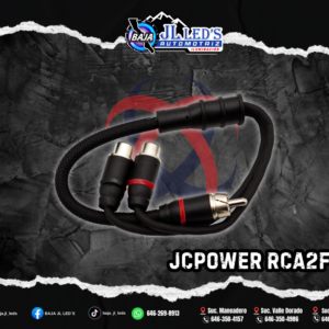 Plogas RCA "Y" 2 Hembras / 1 Macho para instalacion ECO JCPOWER