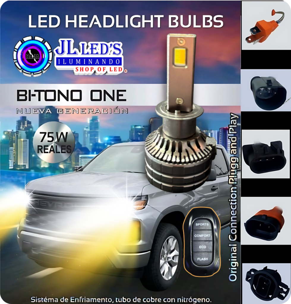 Bulbo led's BI-TONO ONE H1 Control Remoto Osram