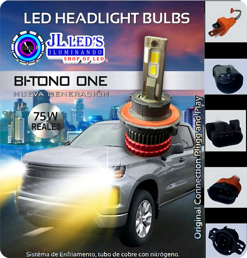 Bulbo led's BI-TONO ONE H13 Control Remoto Osram
