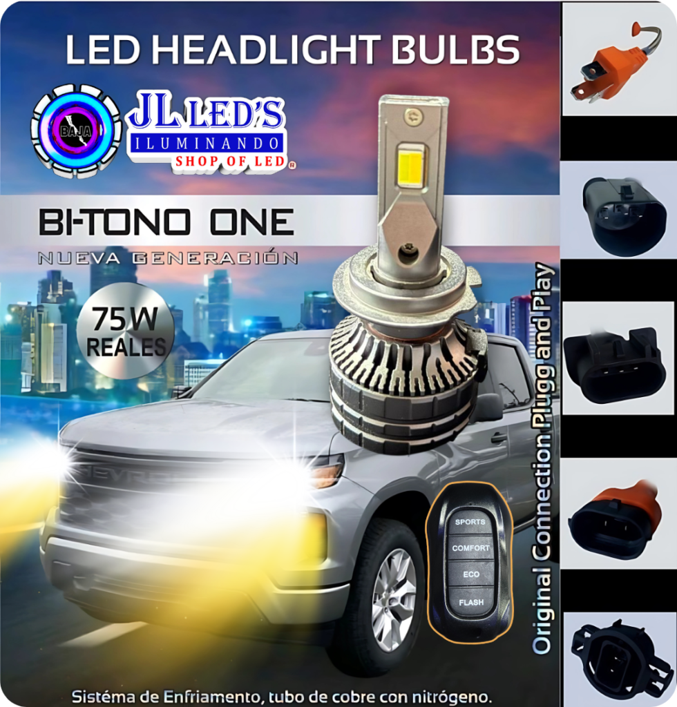 Bulbo led's Control Remoto BI-TONO ONE H7 Control Remoto Osram