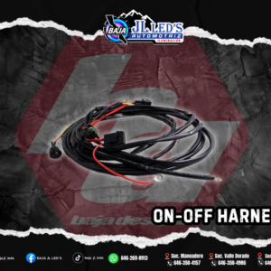 Baja Designs Arnes de cableado de encendido/apagado - (10"-20") / S8 (10"-30") / XL Sport/XL Pro pz