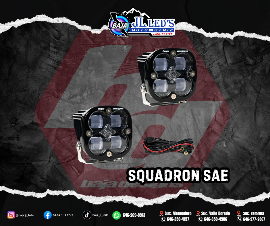Baja Designs Squadron SAE Led SPOT par