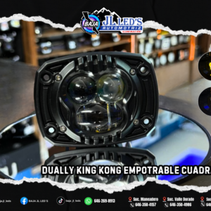 Dually 3" King Kong Monkey CUADRADO lupas dual color Par