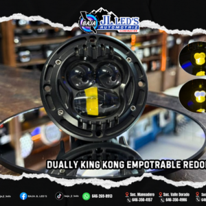 Dually 3" King Kong Monkey REDONDO lupas dual color Par