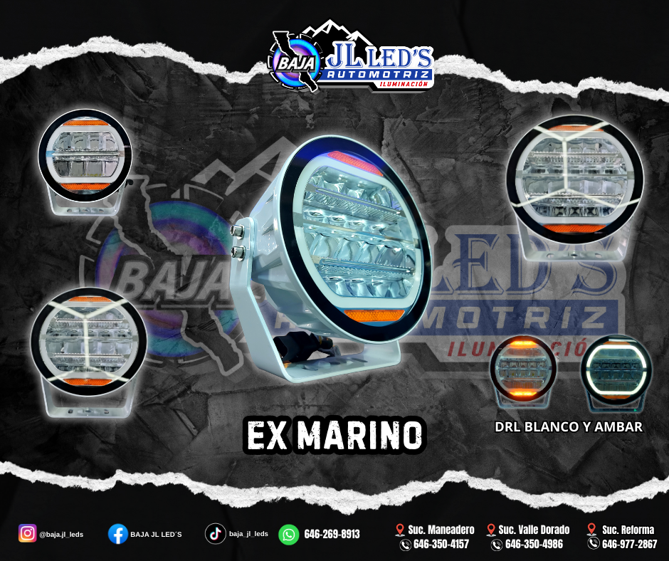 Reflector led EX Marino Redondo Mirror Glass pz