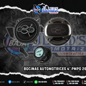BOCINAS AUTOMOTRICES 4" PMPO 200W PAR