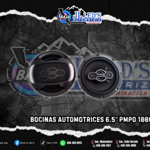 BOCINAS AUTOMOTRICES 6.5" PMPO 1000W PAR