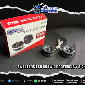 TWEETERS ECO 800W DE POTENCIA Y 8 OHMS PAR