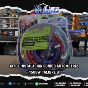 KIT PARA INSTALACION AUTOMOTRIZ CAL 8 KIT ECO