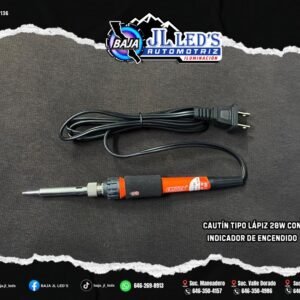 Cautín Tipo Lápiz 20W con Indicador de Encendido