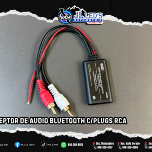 RECEPTOR DE AUDIO BLUETOOTH C/PLUGS RCA PZ