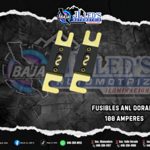 FUSIBLES ANL DORADO 100 AMPERES PAR