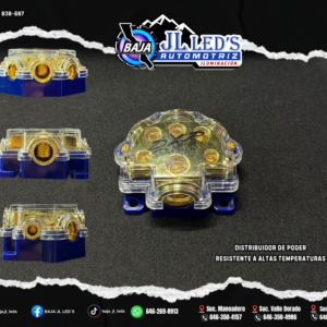DISTRIBUIDOR DE PODER CAR AUDIO 1 a 5 salidas Pz