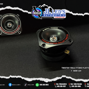 TWEETER T/BALA TITANIO PLASTICO  3" 380W 4OH PZ
