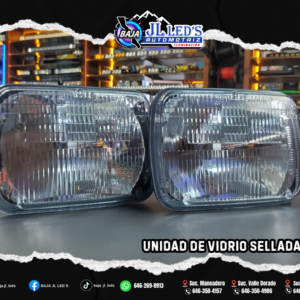 Unidad Sellada 7" Cuadrada Led Alta y Baja Par