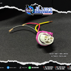 SOCKET 9007 / 9004 UNIDAD AUTOMOVIL PORCELANA PZ
