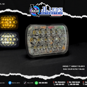 Unidad 15 LEDS 7" W-Y dual color