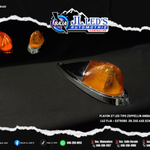 Plafon 27 led tipo Zeppellin Ambar pz
