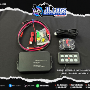 Display botonera 8 switch con ESTROBO KIT