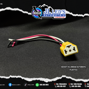 SOCKET H4 UNIDAD AUTOMOVIL PORCELANA PLASTICO PZ
