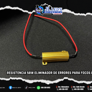 Resistencia 50w eliminador de errores para focos led's par