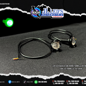 LED Ojo Aguila COB VERDE par
