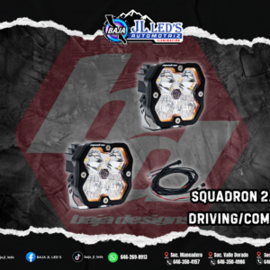 Baja Designs Squadron 2.0 Sport Black LED Auxiliary Light Pod Pair driving/combo