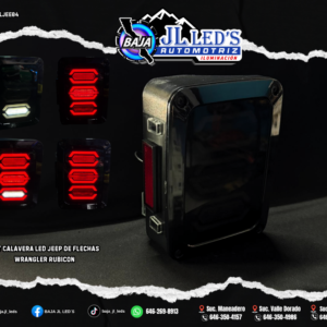 Kit Calavera LED Jeep de flechas Wrangler Rubicon