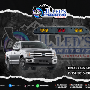 Cargo Light/ Tercera Luz tipo chase/ Stop Caja Pick UP para F-150 2015-2020